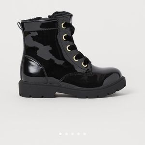 H&M Toddler Girls Patent Boots